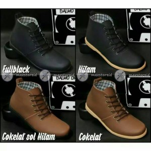 Sepatu Kulit Boots Pria Dalmo Power Brodo Tokopedia