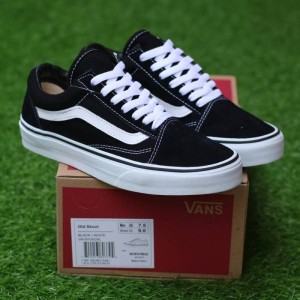 Vans Old Skool Black White Dt Original Tokopedia