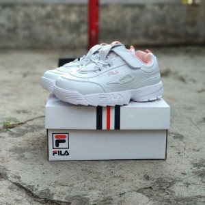 Sepatu Fila Distruptor Kids Anak Sneakers Kets Casual Perempuan Tokopedia