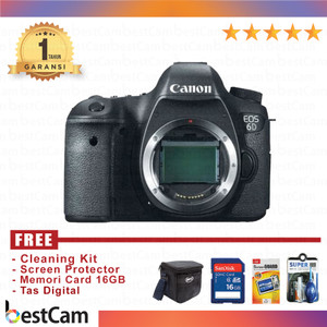 Canon Eos 6d Wifi Body Only Muluss Joss Sc Hanya 17ribu Saja Fullset Box Murah Meriah Tokopedia