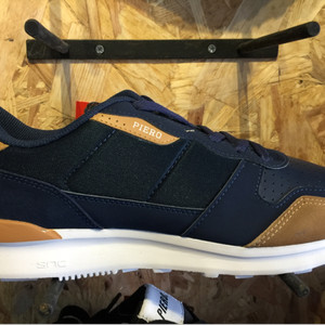 Piero Steel Runner Navy Brown White Tokopedia