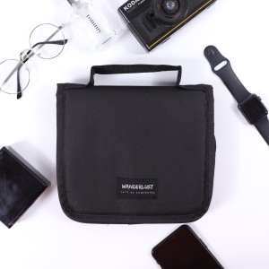 Wanderlust Toiletries Tas Mandi Tas Kosmetik Tas Makeup Travel Black Hitam Tokopedia