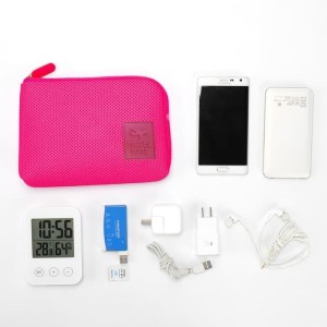 Cable Pouch Tas Kosmetik Dompet Gadget Charger Powerbank Travel P23 Tokopedia