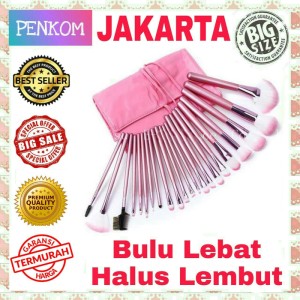 Pouch Makeup Brush Set Kuas Kosmetik 7 Pcs Tokopedia