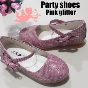 Sepatu Anak Perempuan Pink Party Glitter Tokopedia