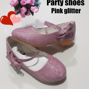 Sepatu Anak Perempuan Pink Party Glitter Tokopedia