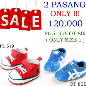 Sepatu Bayi Promo 2 Pasang Pl 318 Pl 319 Tokopedia