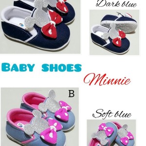Sepatu Anak Perempuan Foxing Minnie Baby Tokopedia