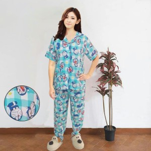 Baju Doraemon Wanita Setelan Tokopedia
