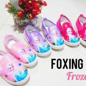 Sepatu Anak Perempuan Foxing Import Frozen Tokopedia