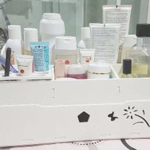 Rak Kosmetik Warna Putih Cosmetic Storage Accessories Organizer R31 Tokopedia