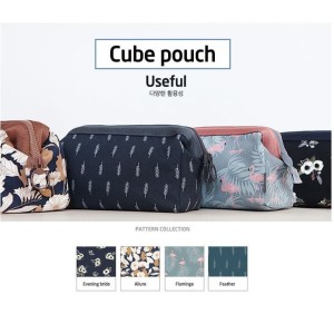 Korean Cube Pouch Cosmetic Bag Tas Kosmetik Tokopedia
