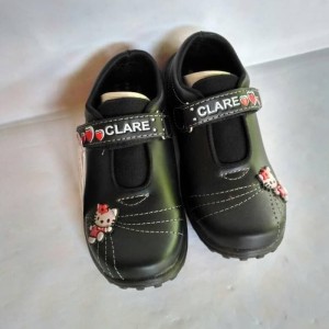 Sepatu Sekolah Anak Perempuan Clare Sepatu Anak Sekolah Pantofel Hitam Tokopedia