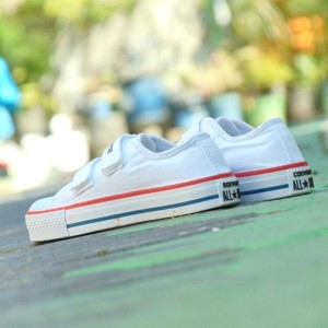 Sepatu Anak Converse Junior Grade Ori Full White Putih Casual Trendy Tokopedia
