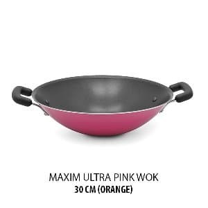 Maxim Ultra Pink Wok Teflon 30cm Tokopedia