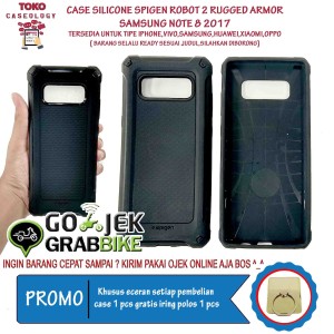 Silikon Spigen Robot 2 New Samsung Note 8 Softcase Murah Casing Keren Model Baru Softshell Unik Murah Harga Murah Handphone Tokopedia
