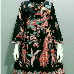 Atasan Batik Wanita Tunik Batik Baju Batik Wanita Tokopedia