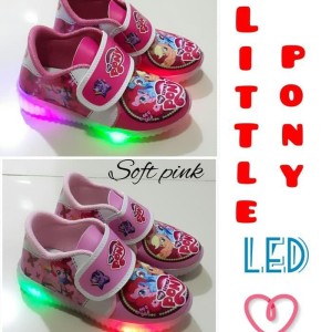 Sepatu Anak Perempuan Led Little Pony Kanvas Tokopedia