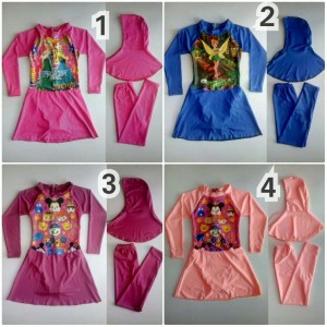 Baju Renang Muslimah Anak Sd Cantik Part 2 Tokopedia