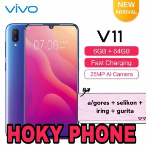 Vivo V11 Ram 6gb Rom 64gb Garansi Resmi Vivo 1tahun Indonesia Tokopedia