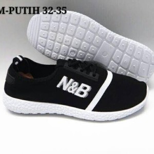 Sepatu N B Putih 28 35 Bisa Untuk Sekolah Kuliah Jalan Jalan Tokopedia