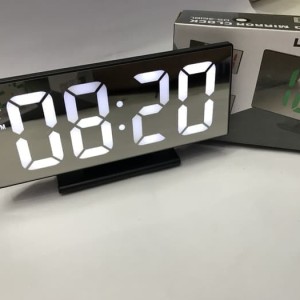 Mirror Led Digital Alarm Clock Cermin Jam Digital Alarm Tokopedia