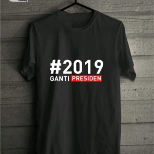 Kaos 2019 Ganti Presiden Baju 2019 Ganti Presiden Tokopedia
