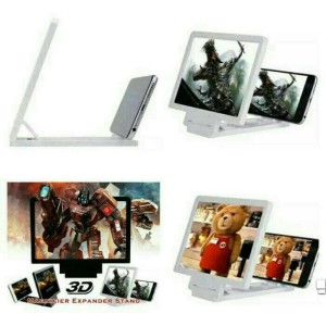 Pembesar Layar Hp 3d Enlarge Screen Magnifier Bracket Stand Tokopedia