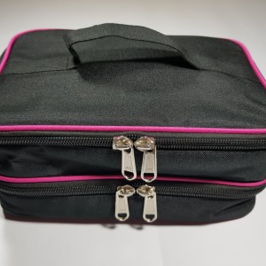 Tas Kosmetik 2 Susun Woman Stuff Organizer Pink Tua Tokopedia