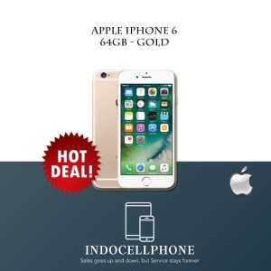 Iphone 6 64gb Gold Second Ori Mulus Imei Tembus Tokopedia