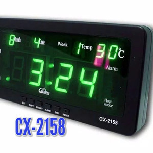 Jam Digital Dinding Dan Meja Cx 2158 Biru Tokopedia