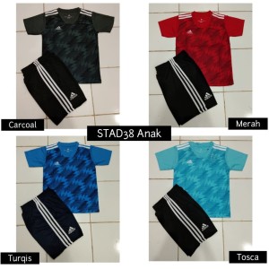 Setelan Futsal Baju Sepakbola Anak Junior Ad 38 Carcoal Tokopedia