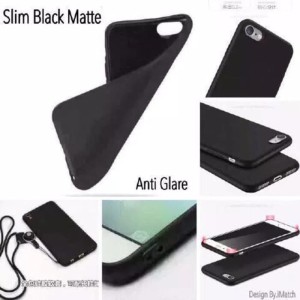 Slim Matte Case Black All Tipe Smartphone Tokopedia