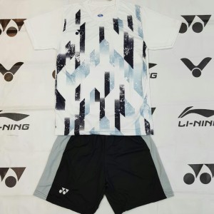 Baju Kaos Setelan Badminton Dewasa Yonex Y 36 Putih Tokopedia