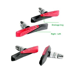 Brake Pad Brake Shoe V Brake Karet Soft Lembut Biru Harga 4 Pad Tokopedia