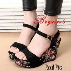 Sandal Wanita Sepatu Wedges Tokopedia