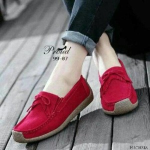 Sepatu Wanita Flat Shoes Sepatu Casual T3 Biru Tokopedia