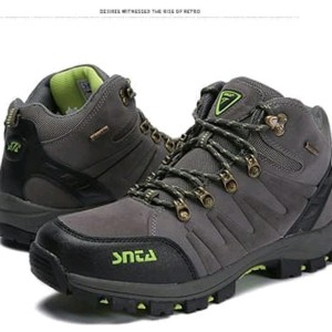 Sepatu Gunung Snta Type 491 Warna Green Yellow Sepatu Hiking Pria Tokopedia