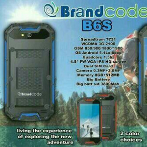 Brandcode B6s Hp Android 3g Murah Model Outdoor Ram 512 Rom 4gb Original Garansi Resmi Tokopedia