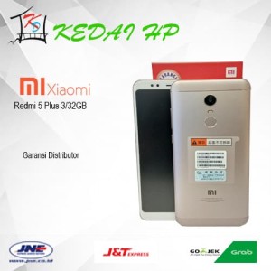 Xiaomi Redmi 5 Plus Gold Ram 3 32 Gb Rom Global Stabil Tokopedia