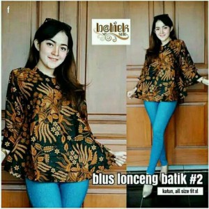 Baju Batik Atasan Blus Wanita Tokopedia