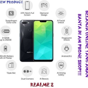 Realme 2 Ram 3gb Internal 32gb Garansi Resmi Tokopedia