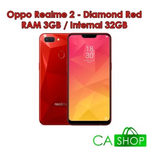 Oppo Realme 2 3gb 32gb Diamond Red Merah New Baru Resmi Real Me Tokopedia