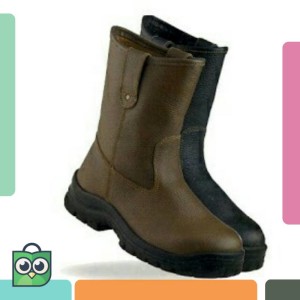 Sepatu Safety Krushers Texas Coklat Tokopedia
