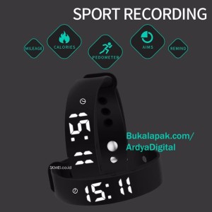 Jam Tangan Pedometer Led Tracker Fitness Canggih Anti Air Outdoor Jam Tangan Skmei Original Tokopedia