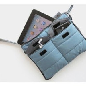 Bag In Bag Women Organizer Tas Pouch Dompet Kosmetik Biru Muda Tokopedia