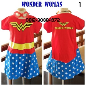 Baju Anak Kostum Perempuan Wonder Woman Tokopedia
