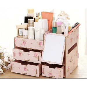 Kotak Kosmetik Kayu Cosmetic Storage Box Kosmetik Tokopedia