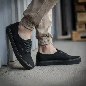 Sepatu Pria Wanita Vans Authentic Casual Navy Tokopedia