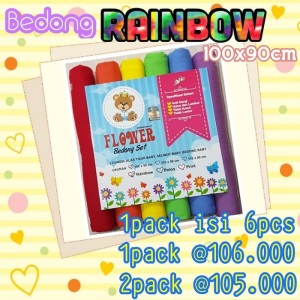 Bedong Bayi Rainbow Soft 100x90cm Harga Murah Tokopedia